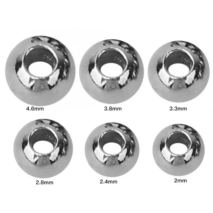 Вольфрамовые бусины для завязывания нахлыстом 25 шт. шарики Nymph материалы