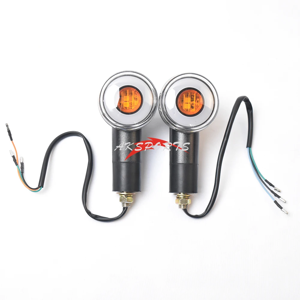 1 пара 10 мм Болт мотоциклетные Передние Задние указатели поворота светодиодный