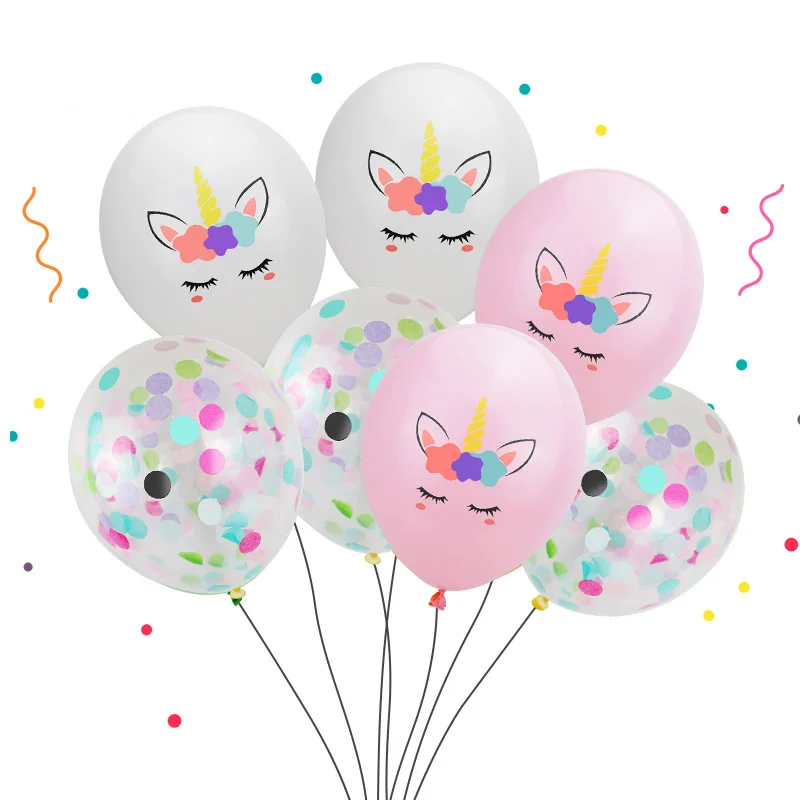 ballon 10pcs 123 1 шт. формочка для торта в форме единорога, для дня рождения, для украшения торта, мультяшная лошадь, пастрит, биссит, формочка для торта, вечерние аксессуары в виде единорога - Цвет: ballon 10pcs