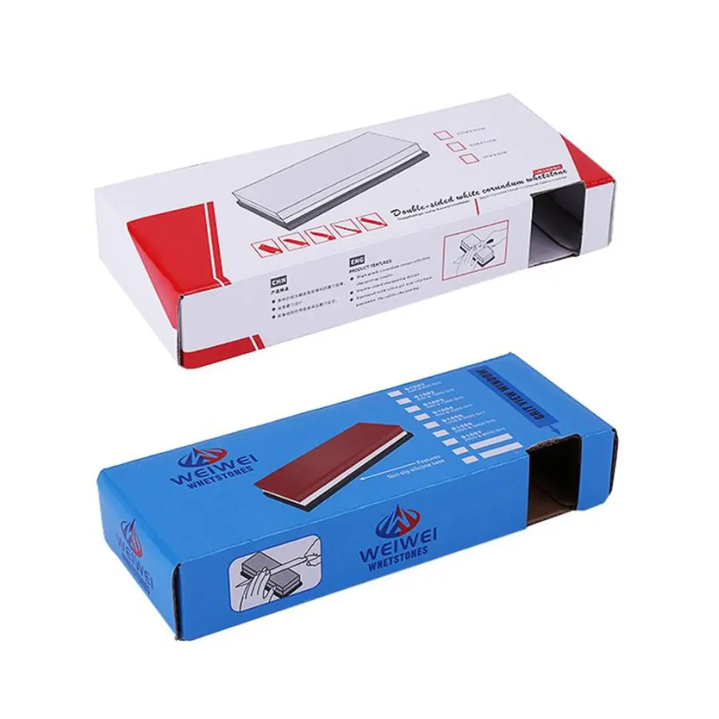 

Household 2 in 1 Knife Sharpener Whetstone Sharpening Stones Grinding Stone With Silicone Base Kitchen Tool