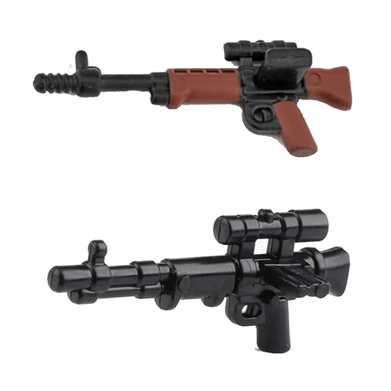 

Набор строительных блоков, 5 шт./лот, оружие, военная винтовка FG42, модель солдата Армии, фигурки Moc, рождественский подарок, игрушки X114