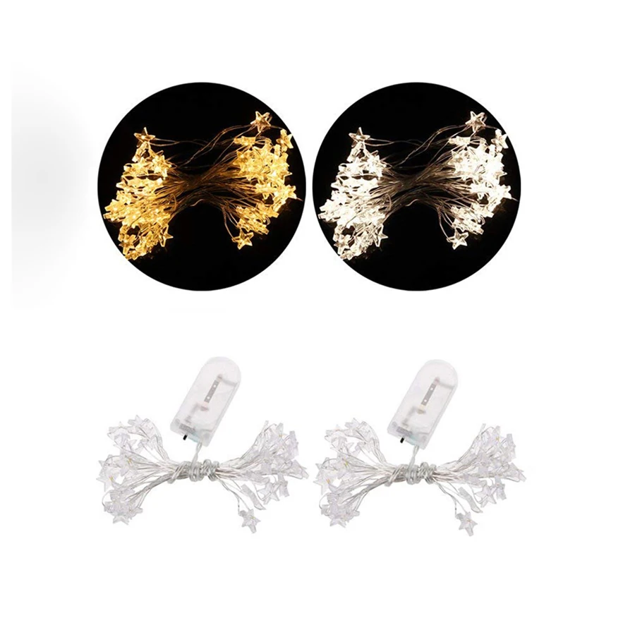 Рисунок 3 - Сказочная гирлянда со светодиодами в форме звезд