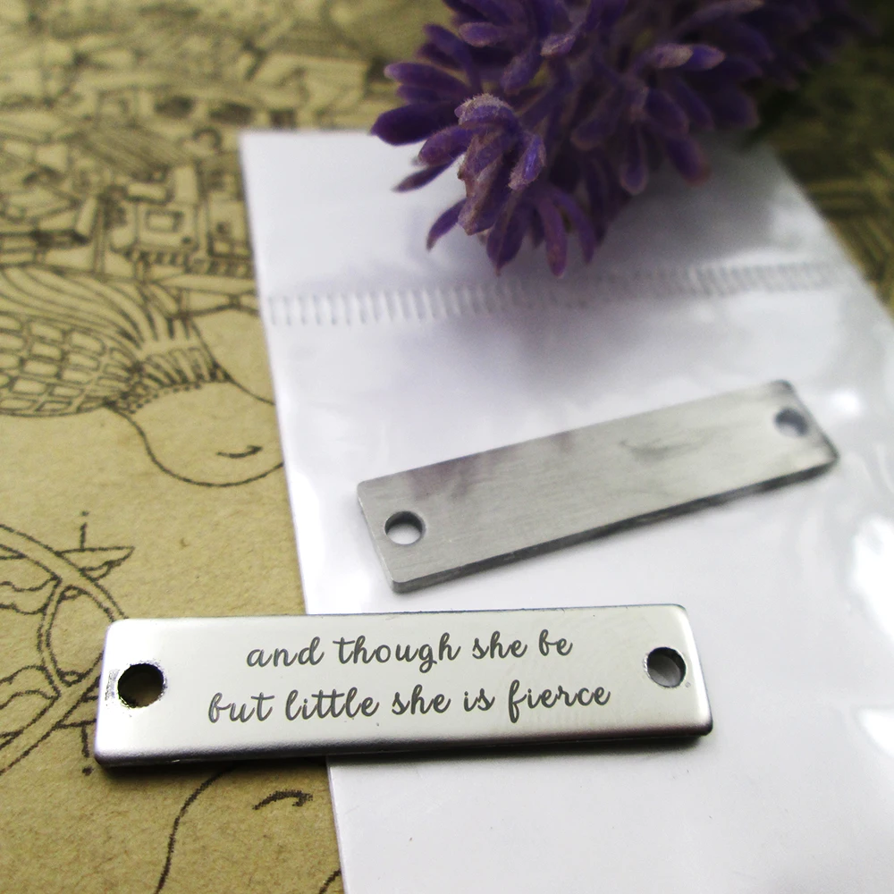 10 шт.-и хотя она маленькая прекрасна шармы из нержавеющей стали больше стилей для