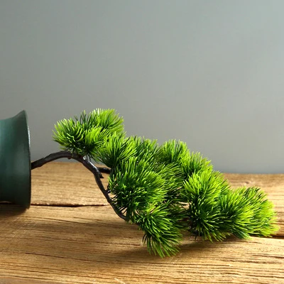 

Artificial Flowers, Green Plants, Pine Needles, Desktop Decorations, Fake Plants In The Backyard, Garden Landscaping Supplies