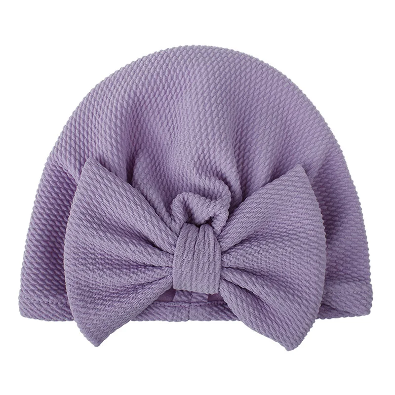 

Big Bows Baby Infant Caps High Quality Baby Turban Elastic Cute Accessories Bow Rabbit Headband Newborn Solid Color Headdress