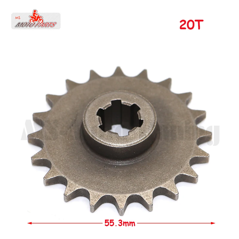 T8F 8 мм 11t/14T/17T/20T зуб передний зубчатый валик звездочки Cog для 47cc 49cc мини-мото-байк |