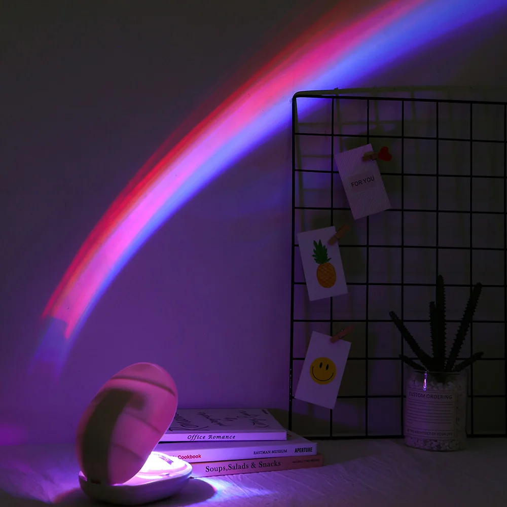 Светодиодный проектор Rainbow ночник с 3 режимами освещения подарок для друзей