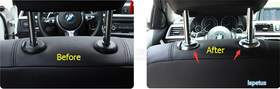 Наволочка для головы на сиденье Lapetus накладка с кнопкой регулировки матовая