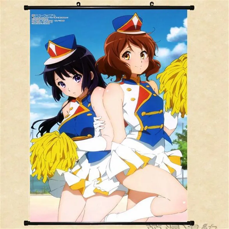 Аниме декоративные картинки Hibike! Euphonium Kousaka Reina &amp Tanaka Asuka Ogasawara Haruka домашний Декор