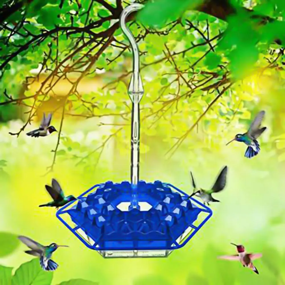 

80%HOTBird Feeder Hanging Wear-resistant Plastic Delicate Hummingbird Feeding Tray for Outdoor