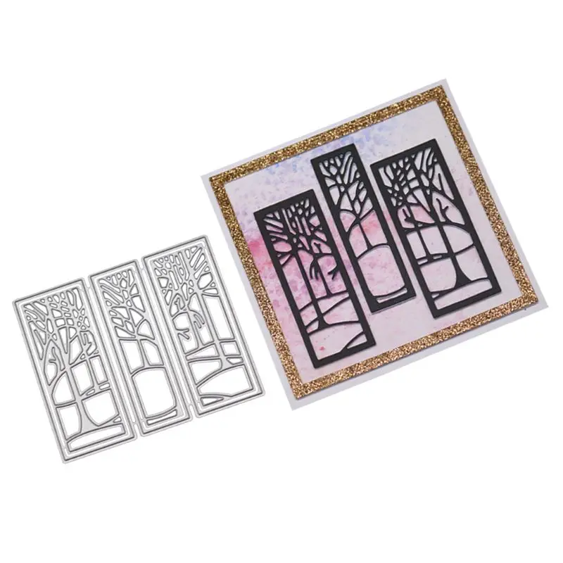 Лесные металлические режущие штампы трафарет для скрапбукинга &quotсделай сам&quot