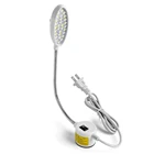 С регулируемой яркостью 2128 светодиодный s швейная машина светильник AC110V-220V и магнитным креплением для швейной машины гусиная шея работы светодиодный светильник s промышленный светильник Инж