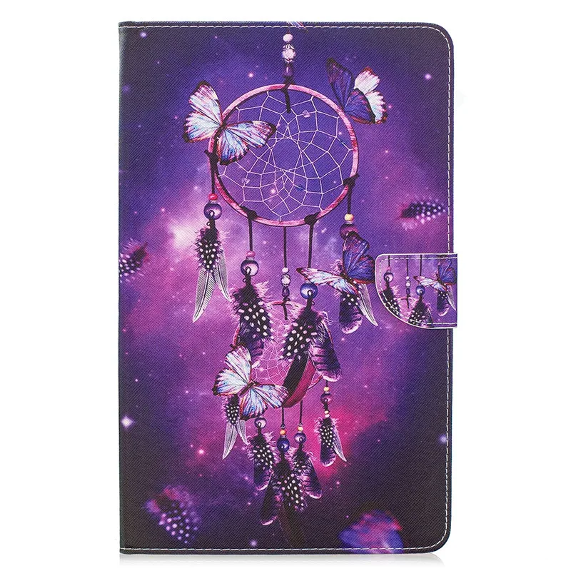 Purple Bell Чехол для samsung Galaxy Tab A 8,0 SM-T290 T295 милый кот Единорог щенок бабочка чехол для планшета Galaxy Tab A 8,0 чехол - Цвет: Purple Bell