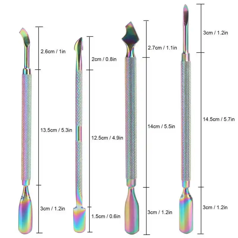 

Nail Cuticle Pusher Stainless Steel Ecofriendly Cuticle Pusher for Nail Salon for Manicurist