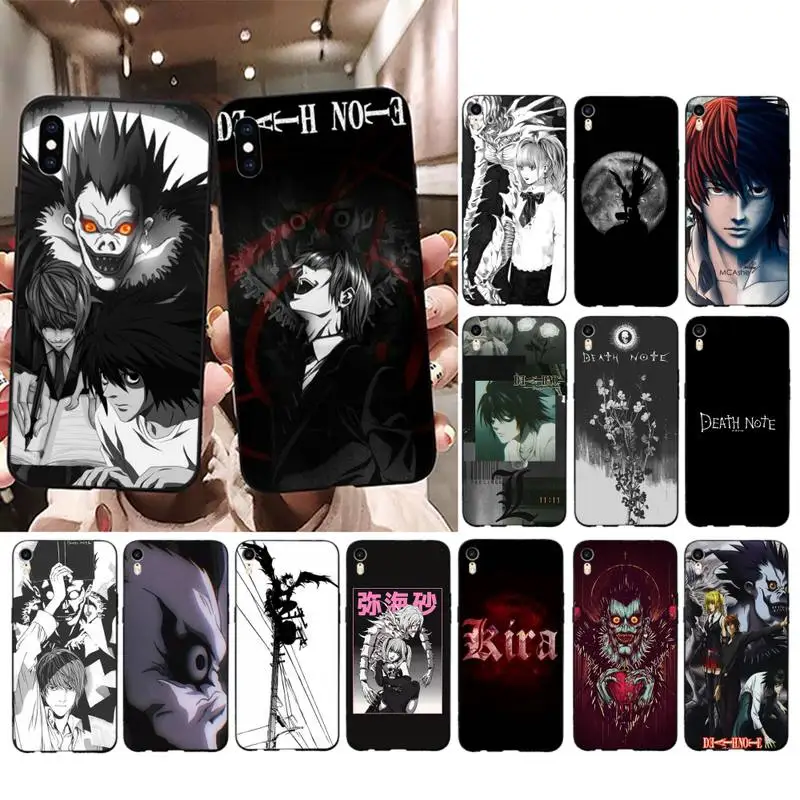 Чехол для телефона аниме Death Note чехол iPhone 13 11 12 pro XS MAX 8 7 6 6S Plus X 5S SE 2020 XR | Мобильные