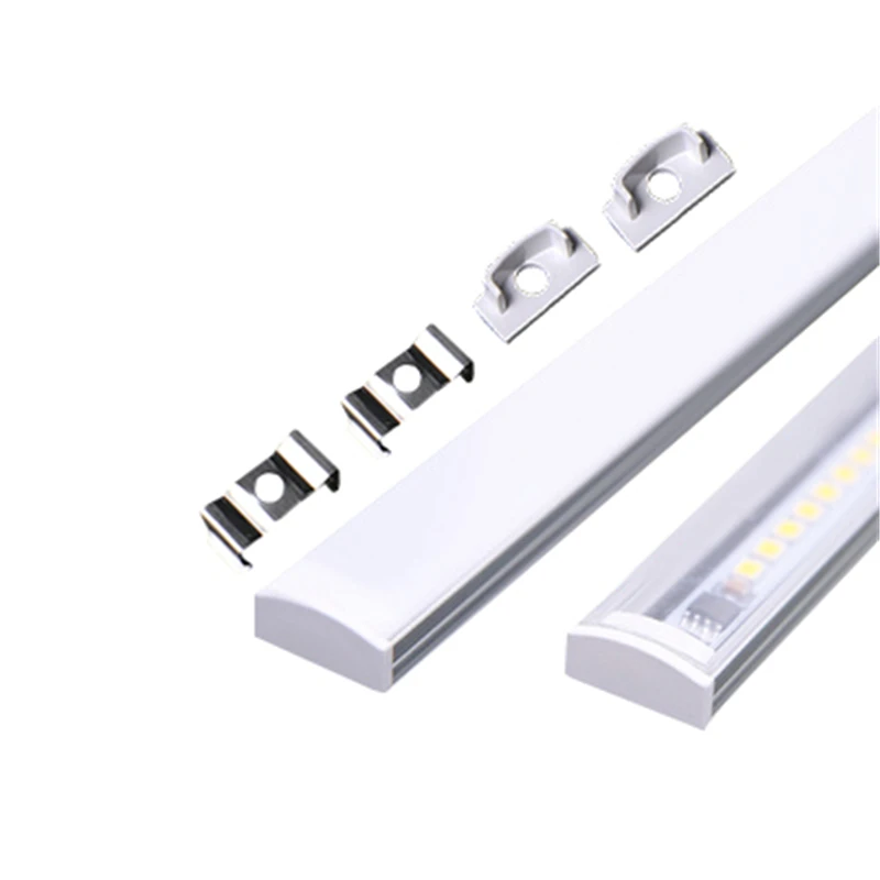 DHL 10-100PCS LED aluminum rigid light bar DC12V 1M 40 inch U-shape For 5730 72LED LED aluminum channel Home decoration lighting