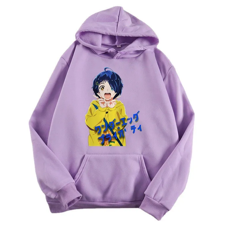 

Women Anime Wonder Egg Priority hoodie Funny Ohto Ai Print hoodie Women hoodie Female Fashion Tops hoodie Long Sleeve