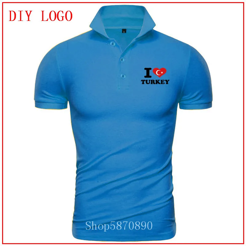 Рубашка поло мужская с принтом и надписью I love Heat|Поло| |