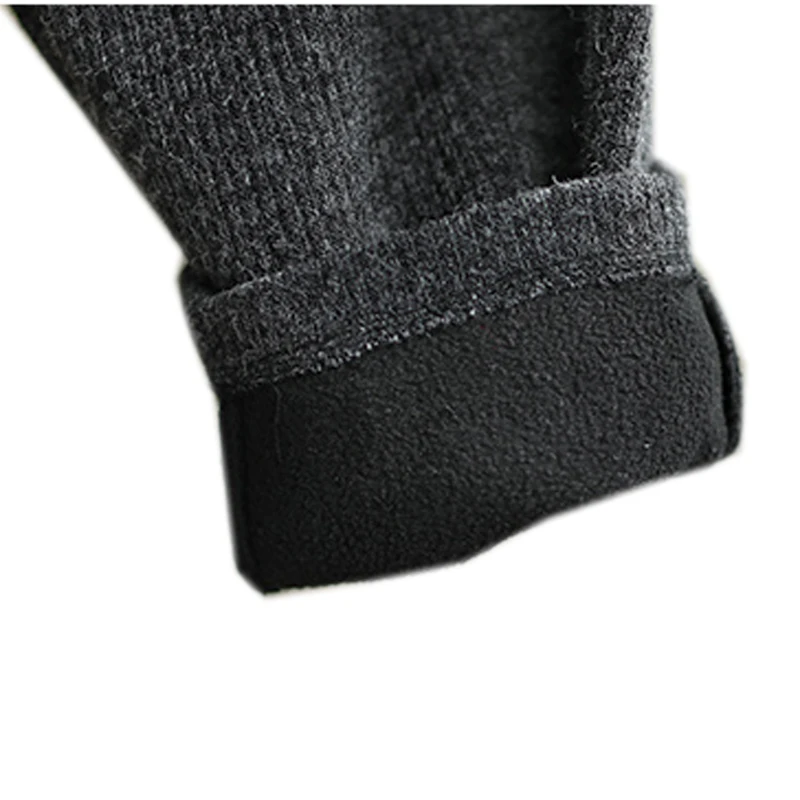 

Women Knit Pants Trousers Fleeced Warm Thick for Autumn Winter Big Loose Long Harem Retro Vintage Casual A11121008