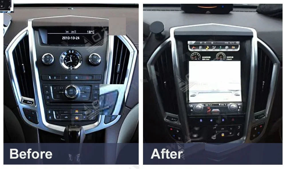 Stereo receiver Car radio For Cadillac Old SRX 2009-2012 Android 9.0 player GPS multimedia Tape Recorder GPS Navigation Headunit