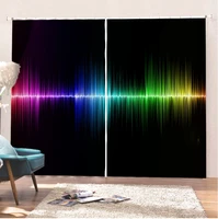 rainbow curtains 3d print curtain colorful curtain for living room for kids curtain for bedroom modern style blackout curtains