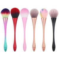 new women cosmetic foundation blusher face blush powder brushes portable soft fiber brush makeup tools 8452