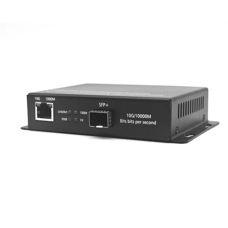 Медиаконвертер 10G 1 SFP + слот и 10G/1G/100M с автоматической адаптацией портов RJ45