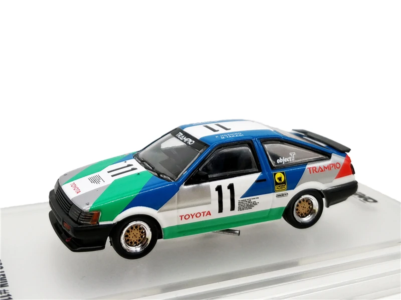 В № 1:64 Toyo ta Левин AE86 11 Trampio сплав игрушечный автомобиль игрушки для детей литья