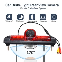 car 3rd brake light rear view camera waterproof night vision reverse camera for fiat ducatopeugeot boxercitroen jumper
