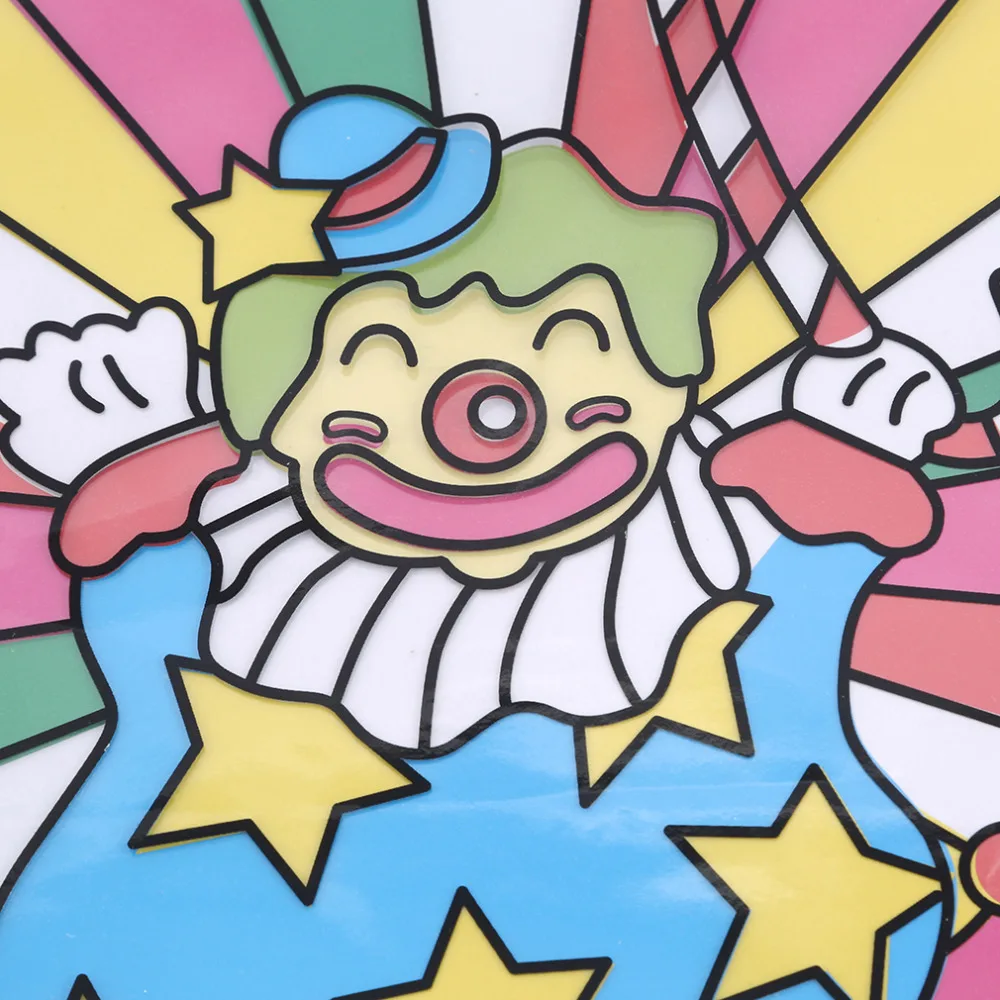 

Kids Toy Large Size Clown Color Changing Card Magic Circus Children's Magic Props Children Prophecy Color Card Magic Tricks Toys