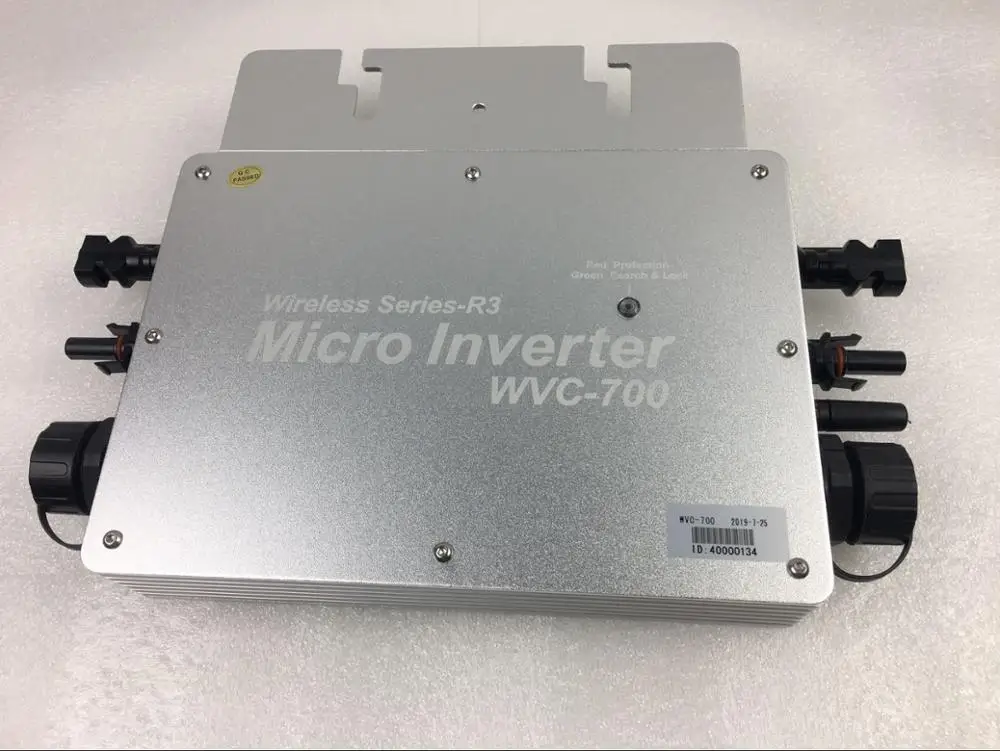 Беспроводной IP65 700W MPPT на сетке Микро солнечный инвертор, 22-50VDC до 80-260VAC, 50hz 60hz авто, работоспособный для 2x350W солнечной панели