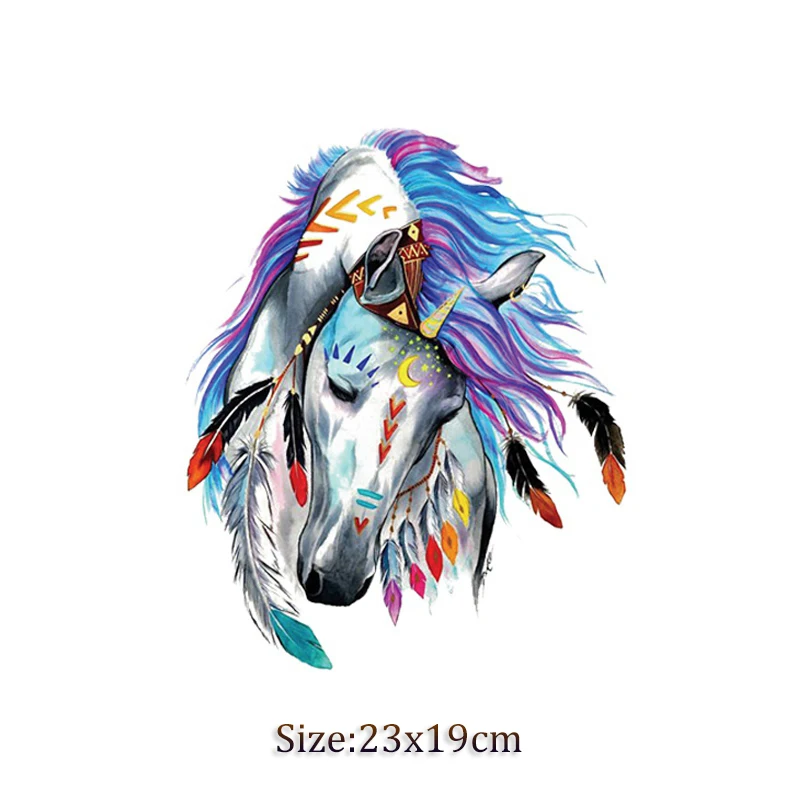 Термонаклейки в стиле панк с изображением животных на одежду наклейки для одежды