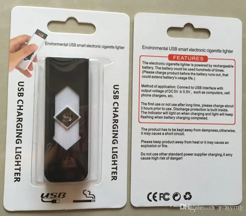 

New Fashion USB Lighter Rechargeable usb torch lighters electric electronic lighters for cigarettes windproof Flameless lighter