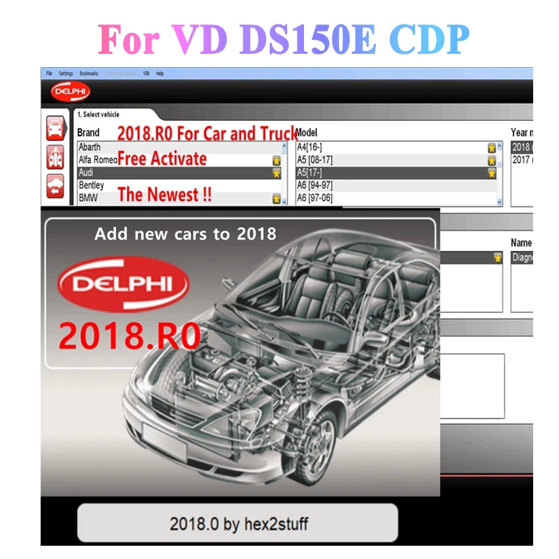 2021 новейшее 2018 R0 DVD CD Программное обеспечение 21 язык 2018.R0 для Delphis Multidiag Vd Ds150e CDP Pro TCS