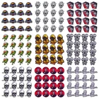 Prajna 10 шт. оптовая продажа нашивка в стиле панк патчи с вышивкой утюгом для одежды наклейка череп значки Парк Юрского периода нашивки на одежду