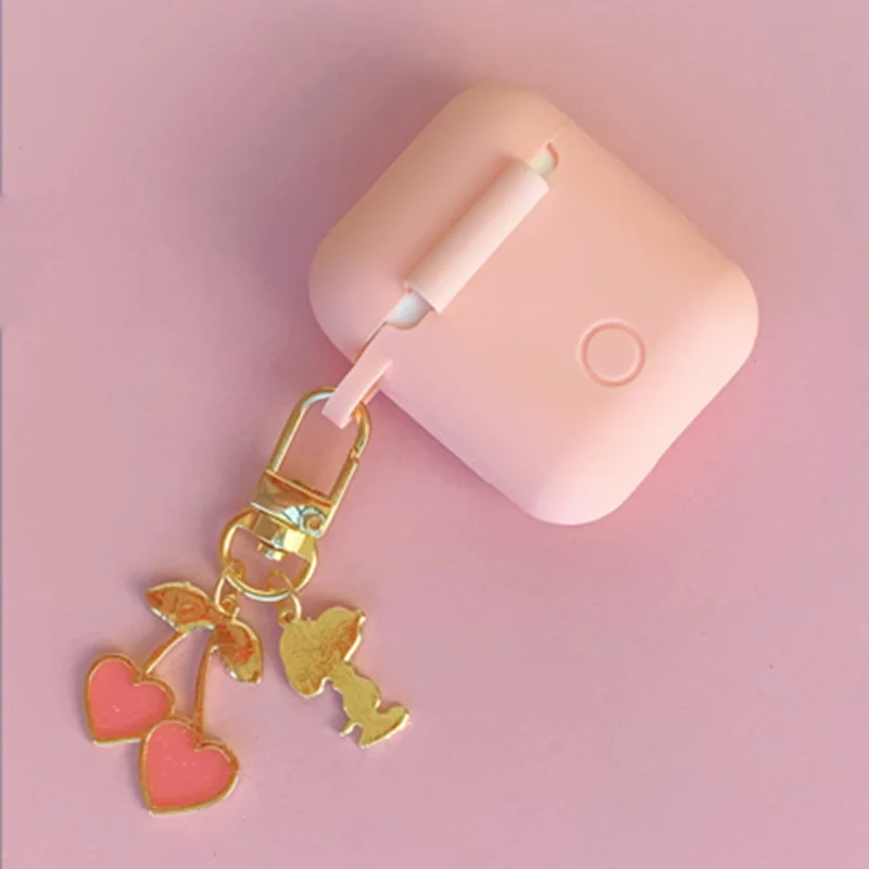 Милый силиконовый чехол с подвеской для Apple Airpods Pro Чехол Аксессуары для наушников Bluetooth защитный чехол