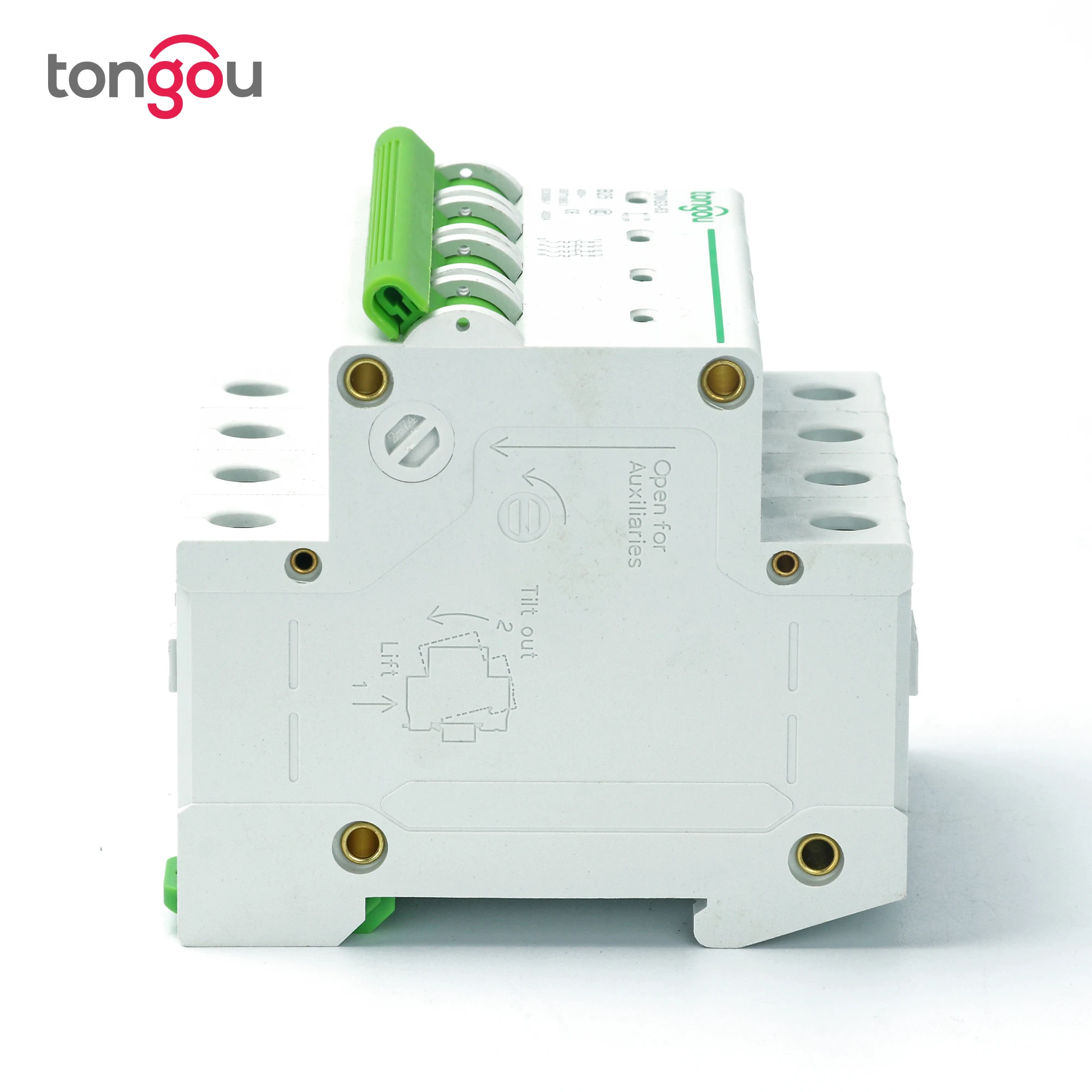 Миниатюрный автоматический выключатель на DIN-рейку тип в 4 полюса MCB 6A 10A 16A 25A 32A 40A