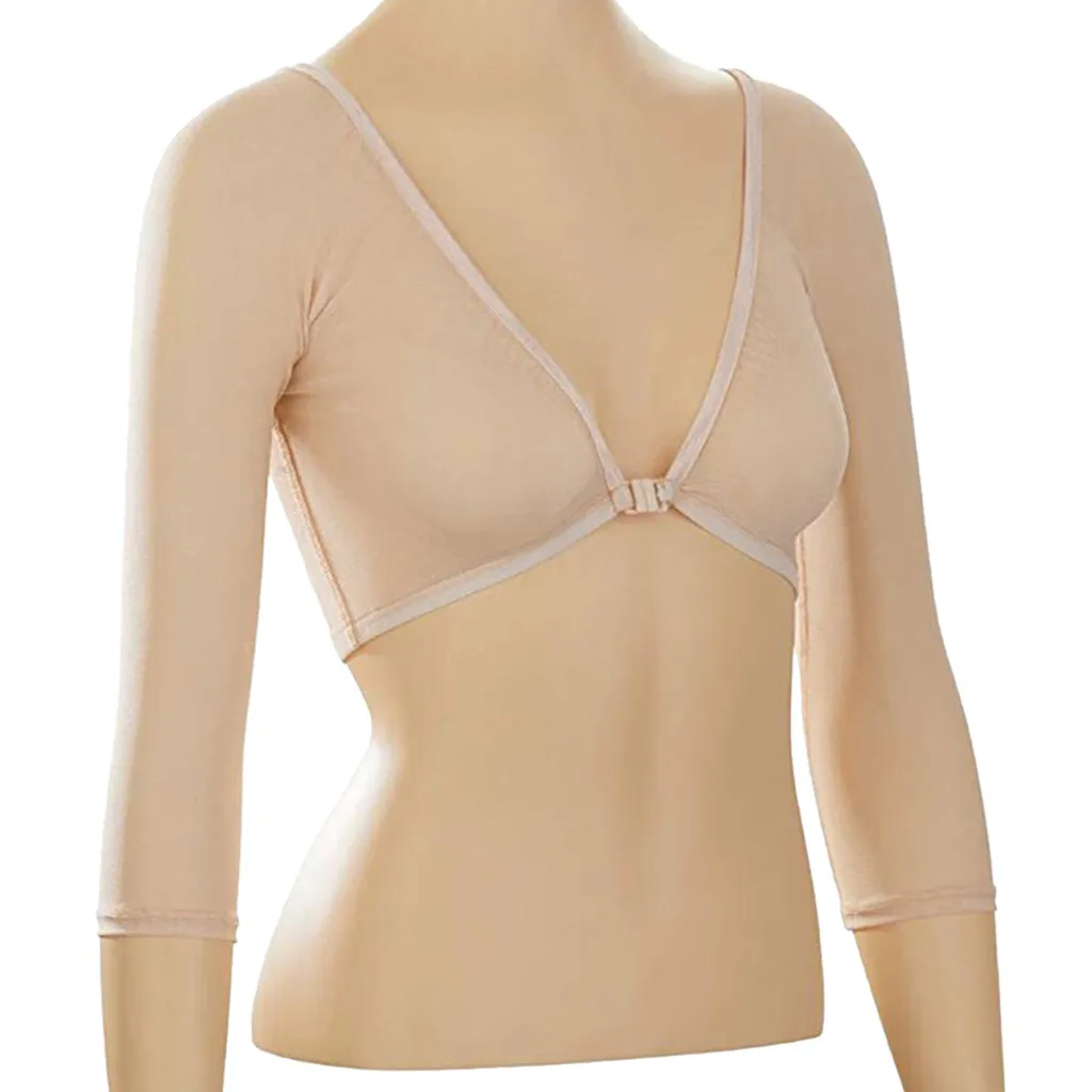 Mesh Skin-beige Женский бесшовный топ для коррекции фигуры с обеих сторон размера плюс, сетчатый бесшовный облегающий Топ, облегающий верх, рубашка, блузки, черный, белый, синий цвет - Цвет: Mesh Skin-beige