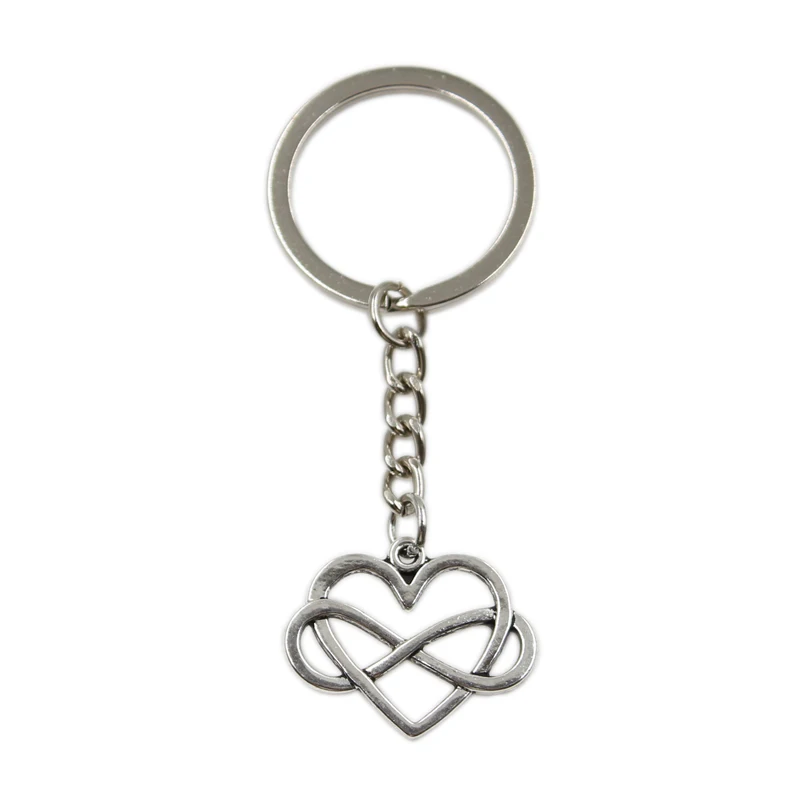 Металлический брелок для ключей мужчин подарочное украшение подвеска Infinity Love