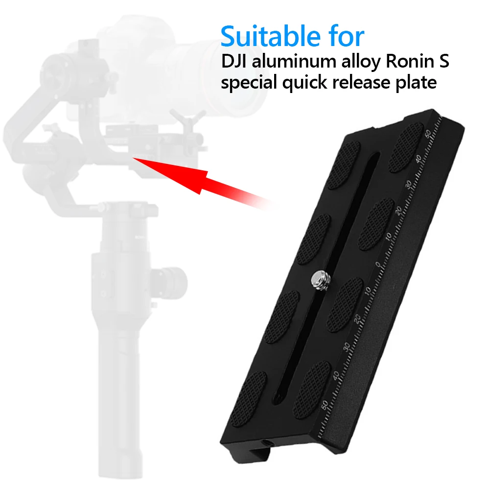 Per DJI Ronin S SC 120mm montaggio fotocamera piastra a sgancio rapido accessori stabilizzatore palmare cardanico