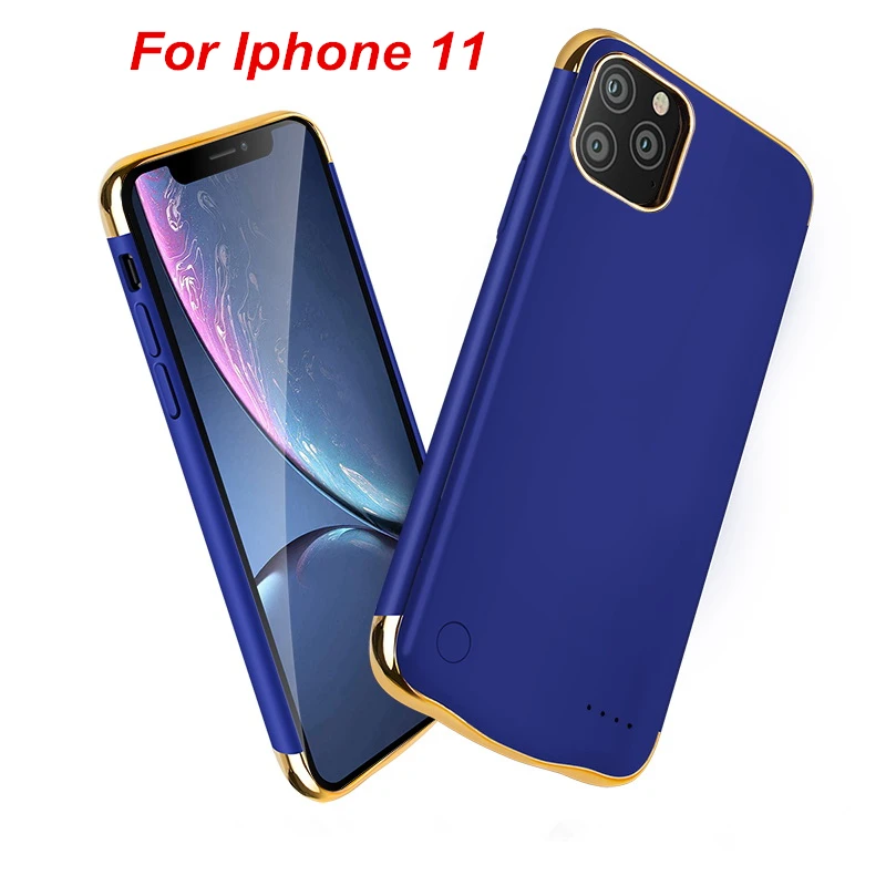 6000 мАч для iPhone 11 чехол зарядного устройства ультратонкий портативный power Bank |