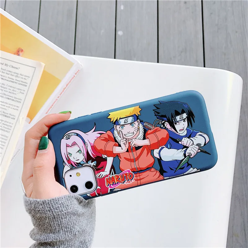 Чехол для телефона Naruto IPhone 13pro max 7 / 8 Plus X XS XR Max 11 12/Pro/милый мультяшный