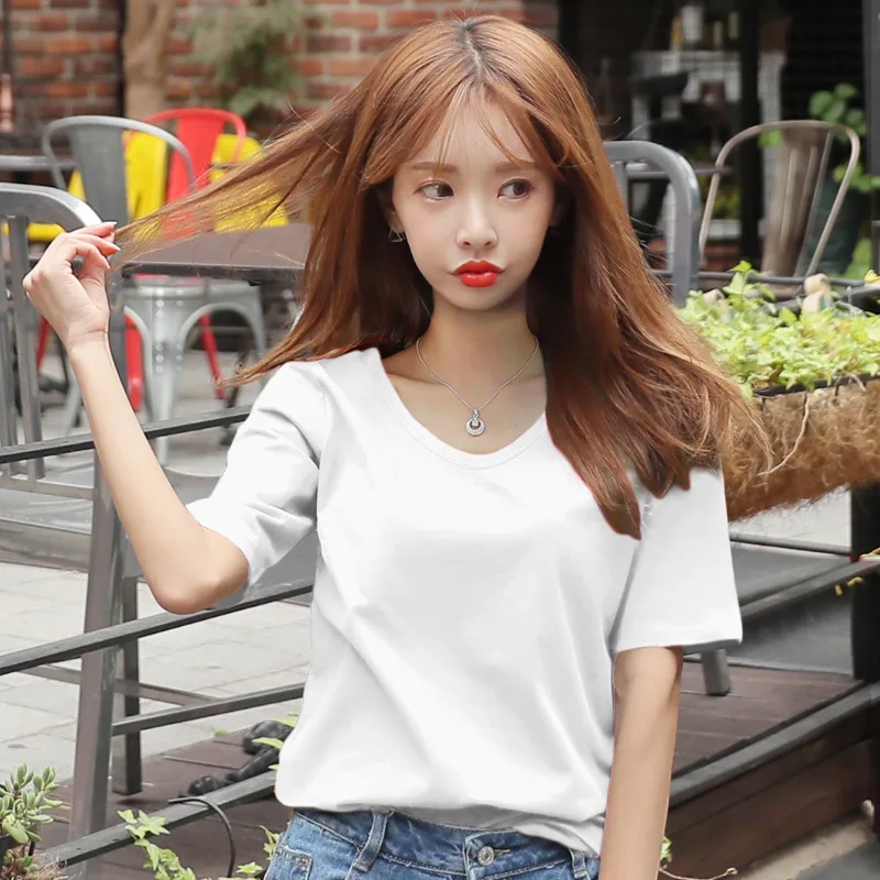 

2020 NEW Classic Simple Summer Leisure Women's Short Sleeve T-shirt