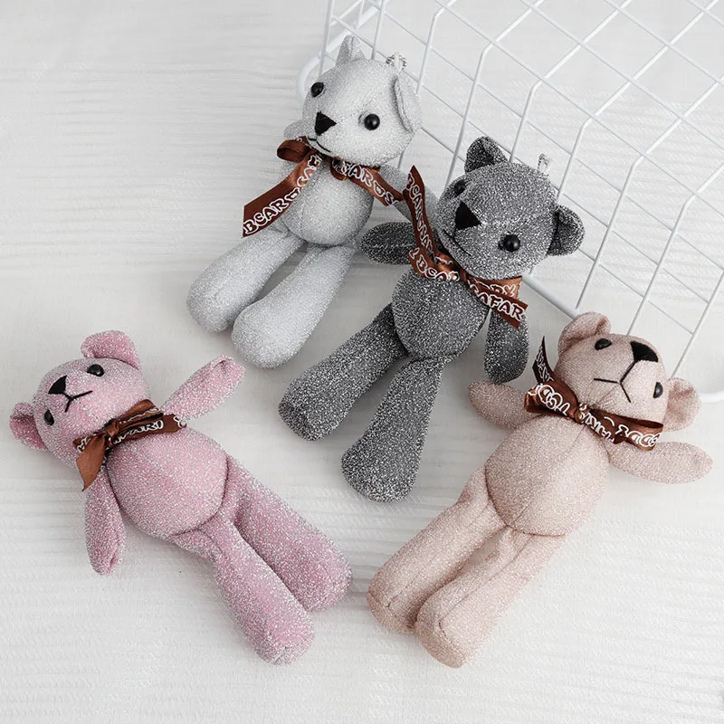 18 20 см плюшевый медведь мягкие плюшевые игрушки милое платье с рисунком кролика