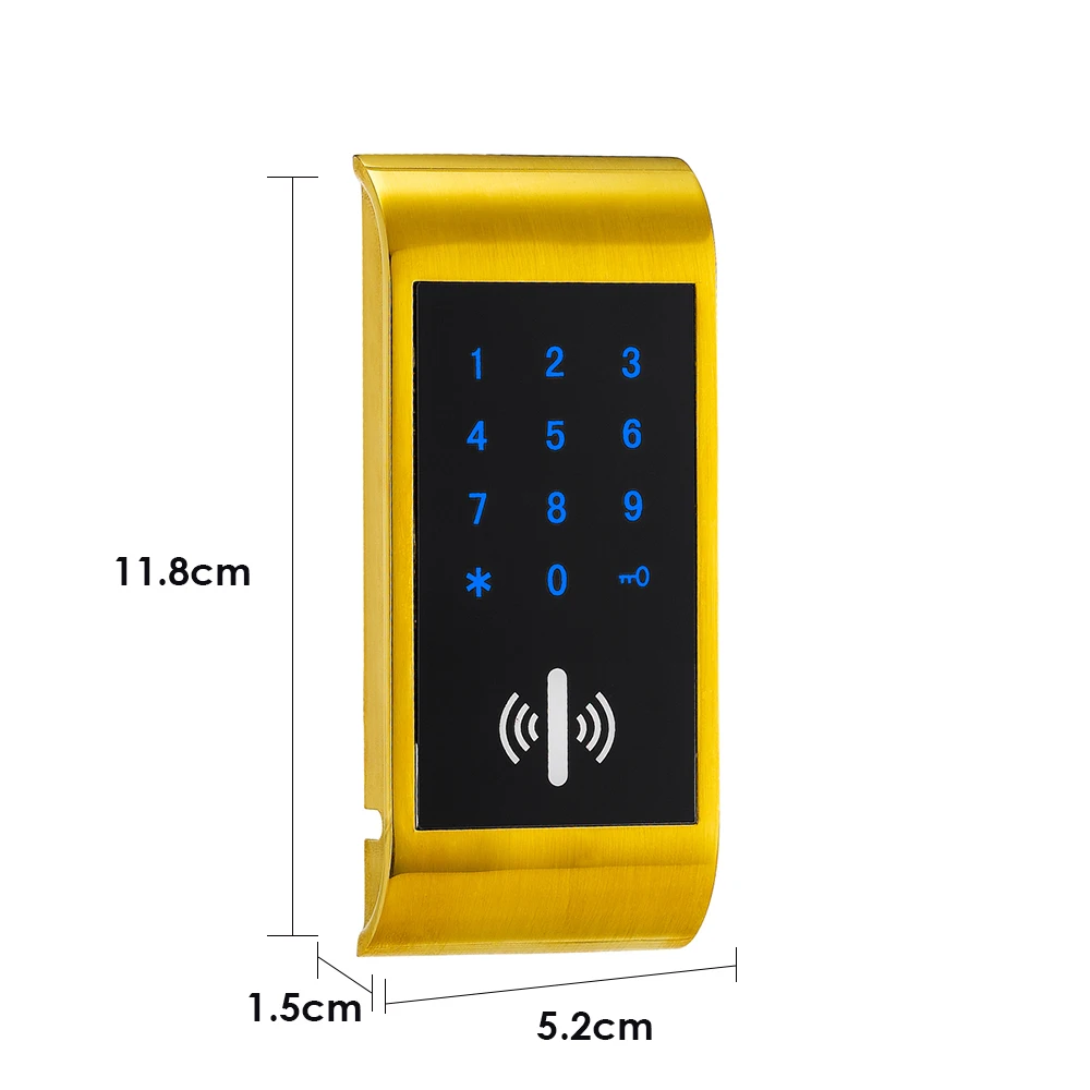 Keyless Touch Keypad Password RFID Card Key Metal Digital Electronic Sauna Cabinet Lock EM126 | Безопасность и защита