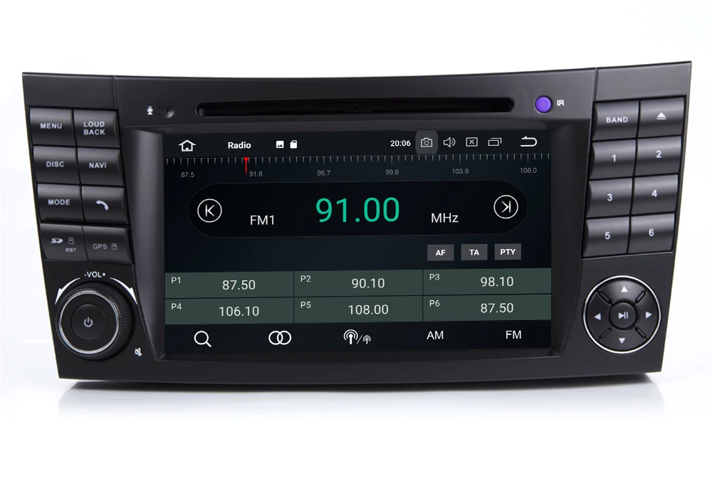 Автомобильный DVD плеер HIRIOT Android 10 с GPS для Mercedes Benz E class W211 E200 E220 E280 E300 E350 CLS CLASS W219