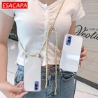 Противоударный мягкий чехол из ТПУ для Vivo Y72 чехол для телефона X60 Pro, ремешок на шею, шнур, веревка, прозрачный чехол для Vivo Y31 Y51A 2021 S7