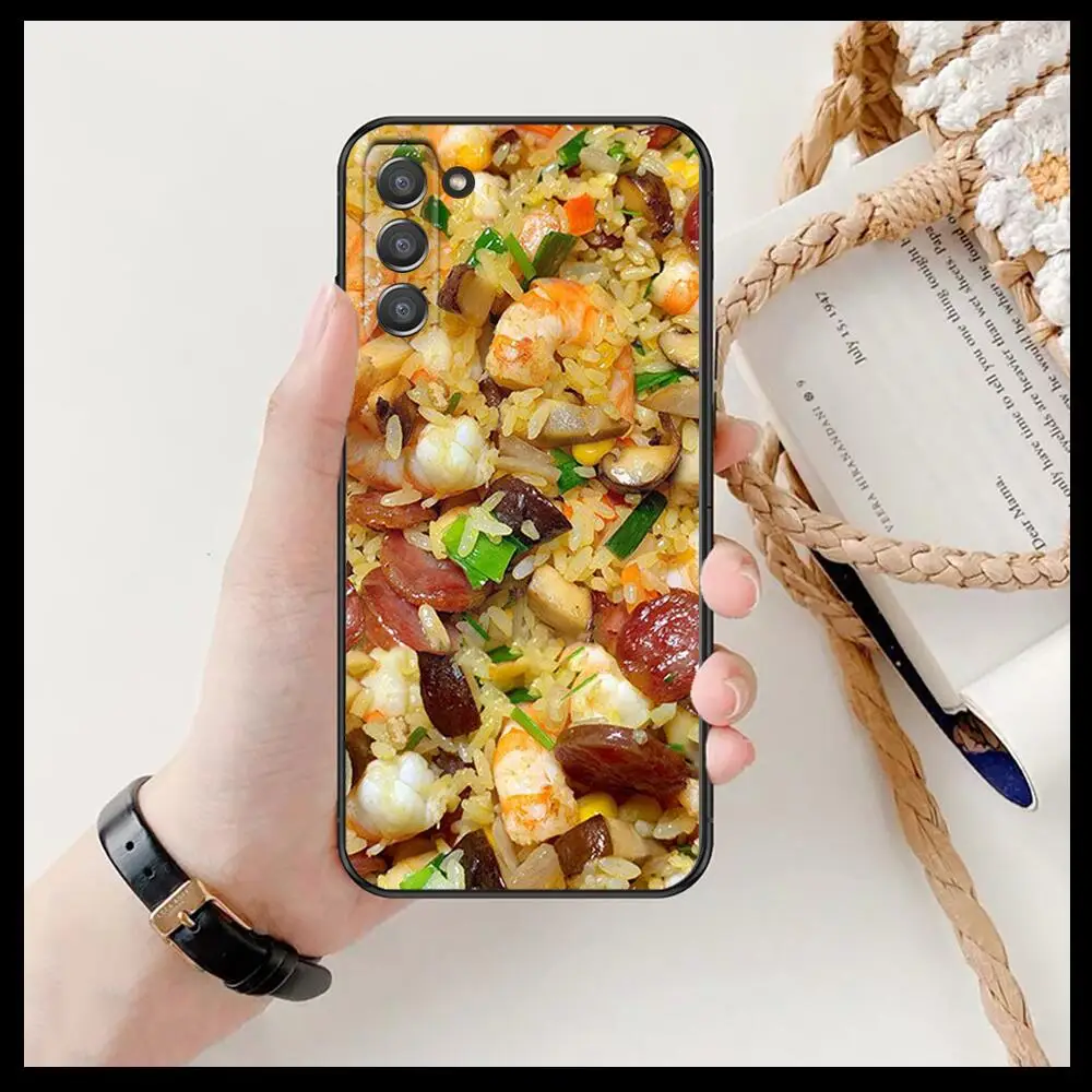 Чехол для телефона с изображением деликатеса яйца Жареного Риса чехол SamSung Galaxy s6