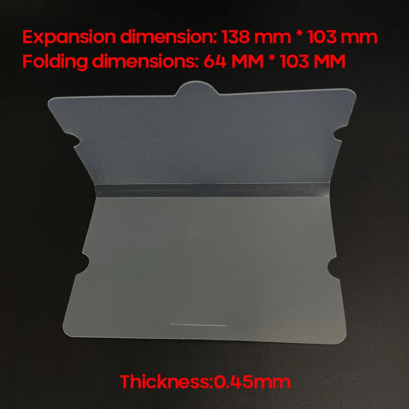 Портативный многоразовый держатель для маски небольшой прозрачный пластиковый