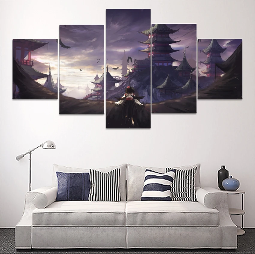 Картина на холсте с HD-рисунком искусство стене 5 шт. | Дом и сад